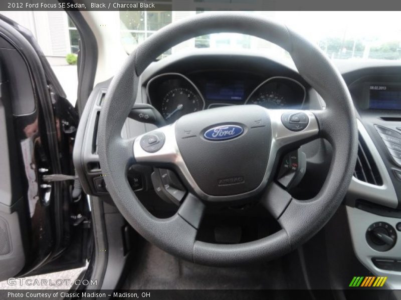 Black / Charcoal Black 2012 Ford Focus SE Sedan