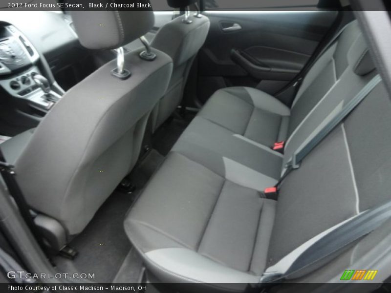 Black / Charcoal Black 2012 Ford Focus SE Sedan