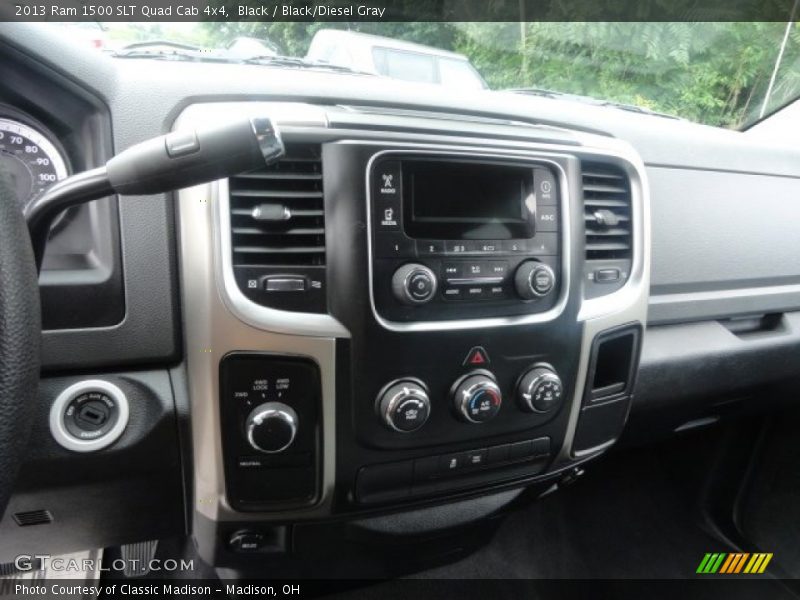 Black / Black/Diesel Gray 2013 Ram 1500 SLT Quad Cab 4x4