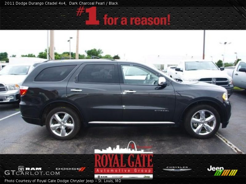 Dark Charcoal Pearl / Black 2011 Dodge Durango Citadel 4x4