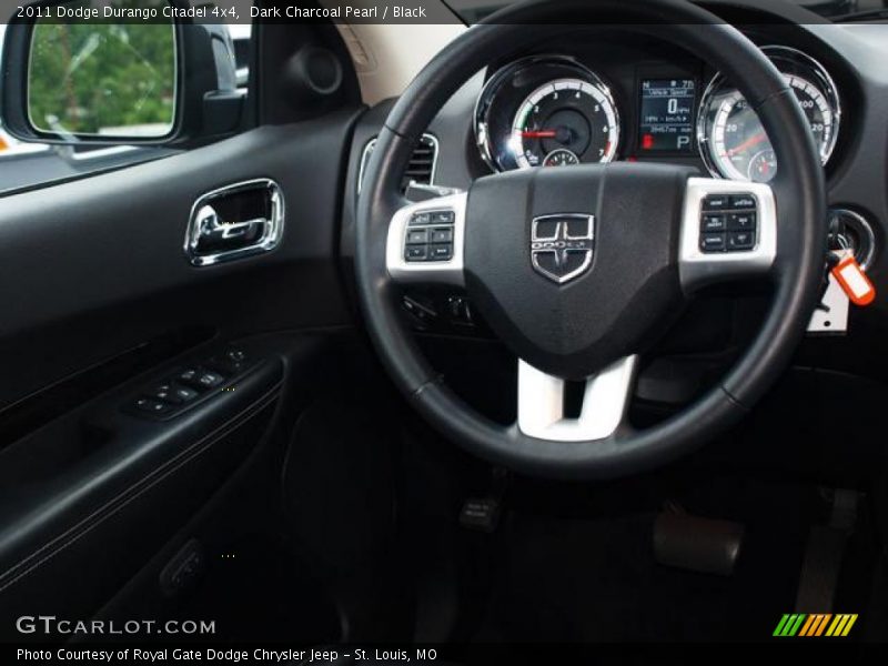 Dark Charcoal Pearl / Black 2011 Dodge Durango Citadel 4x4
