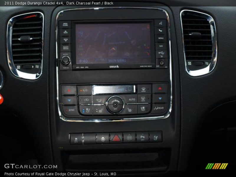 Dark Charcoal Pearl / Black 2011 Dodge Durango Citadel 4x4