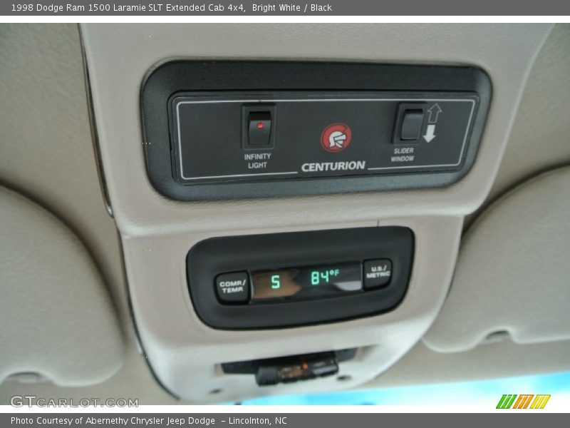 Controls of 1998 Ram 1500 Laramie SLT Extended Cab 4x4