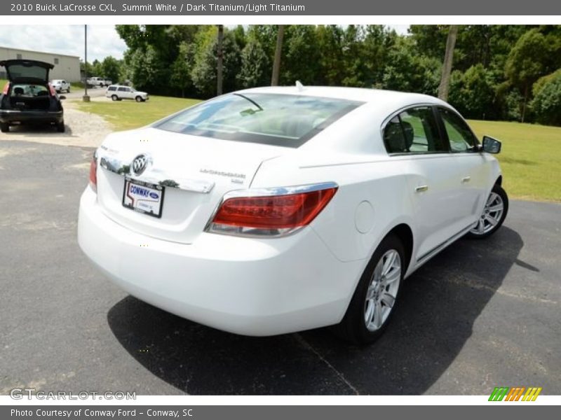 Summit White / Dark Titanium/Light Titanium 2010 Buick LaCrosse CXL