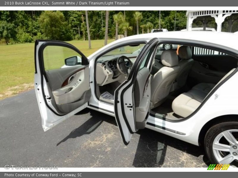 Summit White / Dark Titanium/Light Titanium 2010 Buick LaCrosse CXL