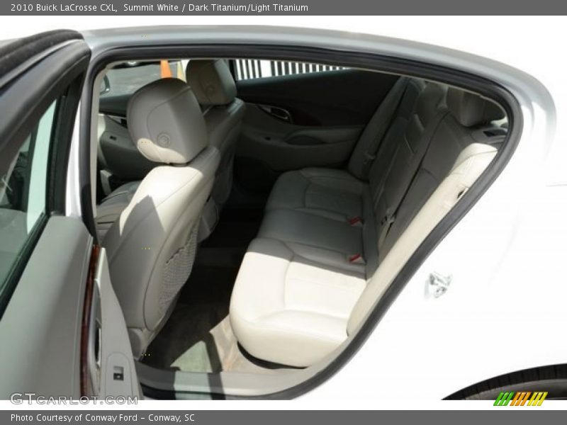 Summit White / Dark Titanium/Light Titanium 2010 Buick LaCrosse CXL