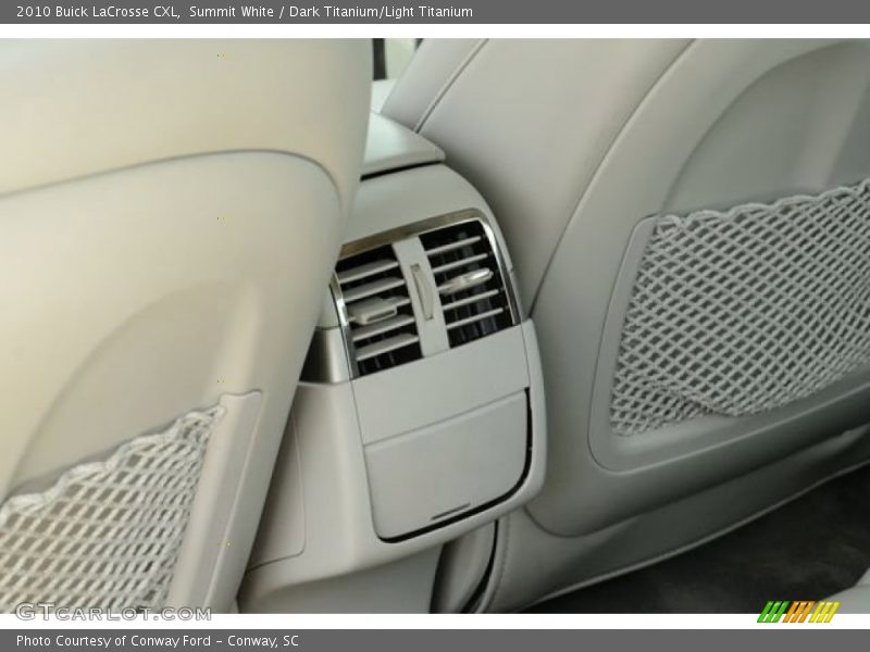 Summit White / Dark Titanium/Light Titanium 2010 Buick LaCrosse CXL