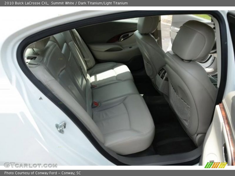 Summit White / Dark Titanium/Light Titanium 2010 Buick LaCrosse CXL