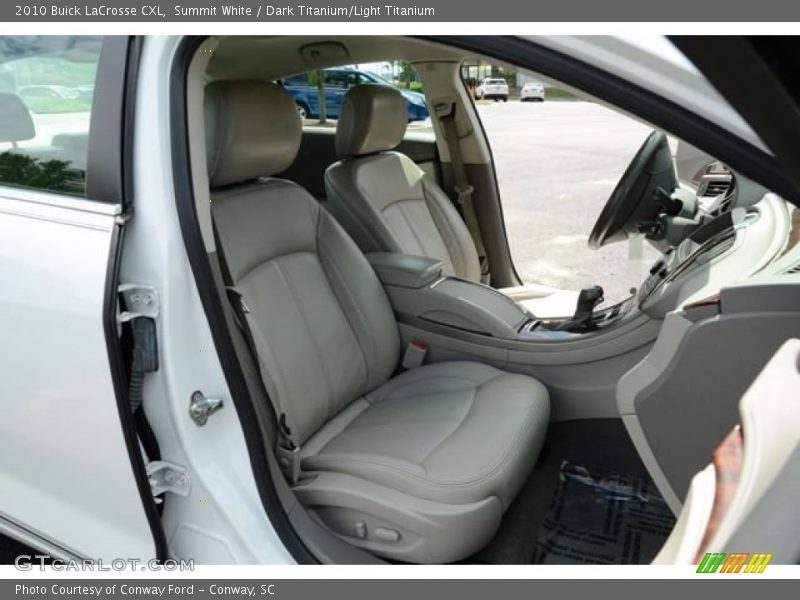 Summit White / Dark Titanium/Light Titanium 2010 Buick LaCrosse CXL