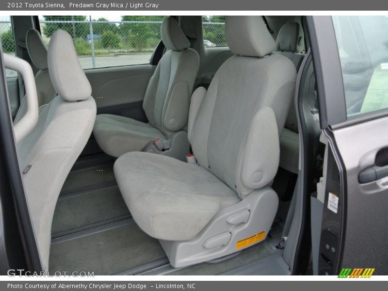 Predawn Gray Mica / Light Gray 2012 Toyota Sienna