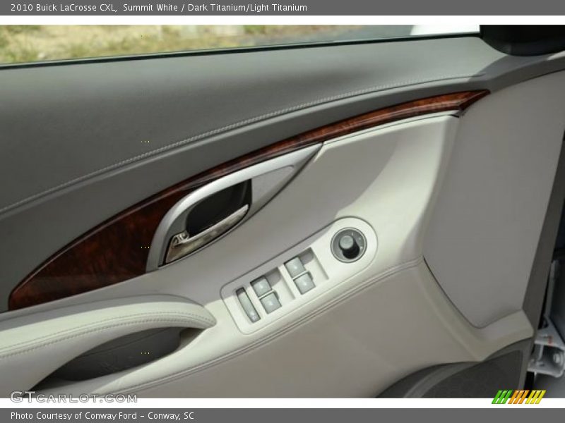 Summit White / Dark Titanium/Light Titanium 2010 Buick LaCrosse CXL