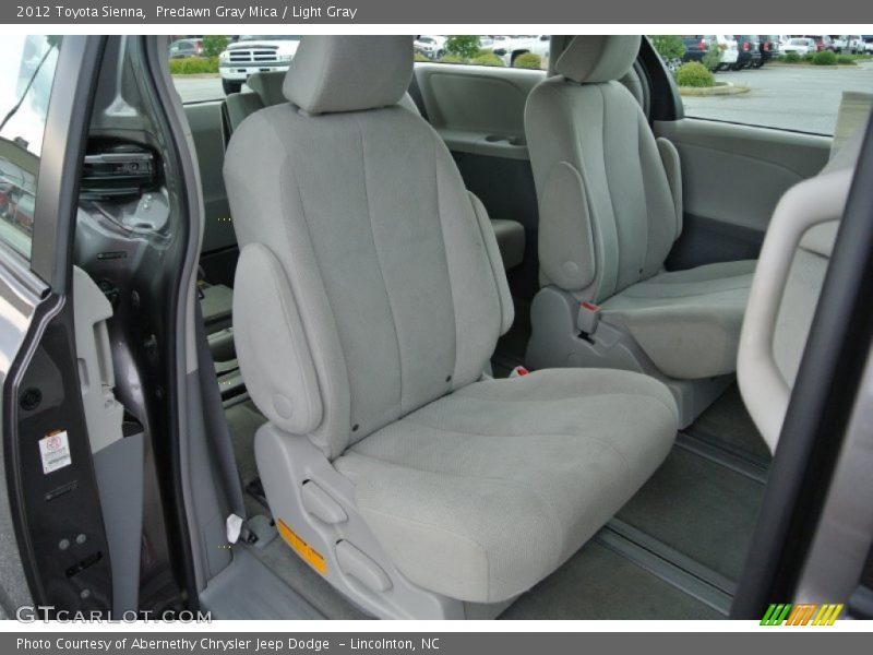 Predawn Gray Mica / Light Gray 2012 Toyota Sienna