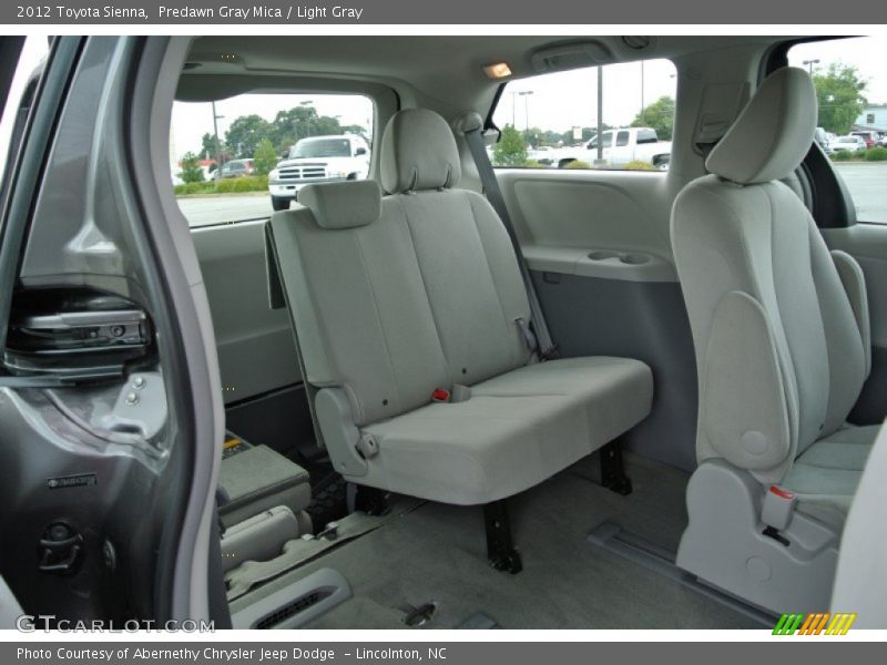 Predawn Gray Mica / Light Gray 2012 Toyota Sienna