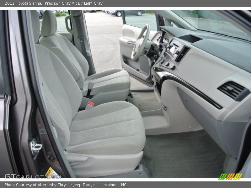 Predawn Gray Mica / Light Gray 2012 Toyota Sienna