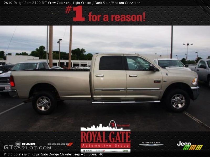Light Cream / Dark Slate/Medium Graystone 2010 Dodge Ram 2500 SLT Crew Cab 4x4
