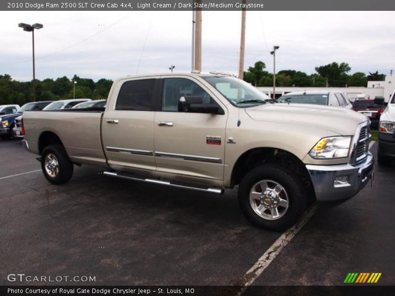 Light Cream / Dark Slate/Medium Graystone 2010 Dodge Ram 2500 SLT Crew Cab 4x4