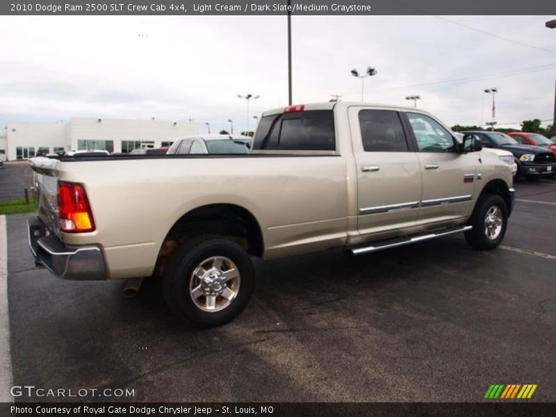 Light Cream / Dark Slate/Medium Graystone 2010 Dodge Ram 2500 SLT Crew Cab 4x4