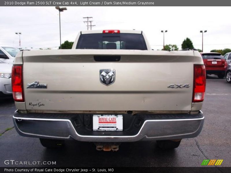 Light Cream / Dark Slate/Medium Graystone 2010 Dodge Ram 2500 SLT Crew Cab 4x4