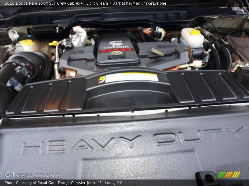 Light Cream / Dark Slate/Medium Graystone 2010 Dodge Ram 2500 SLT Crew Cab 4x4