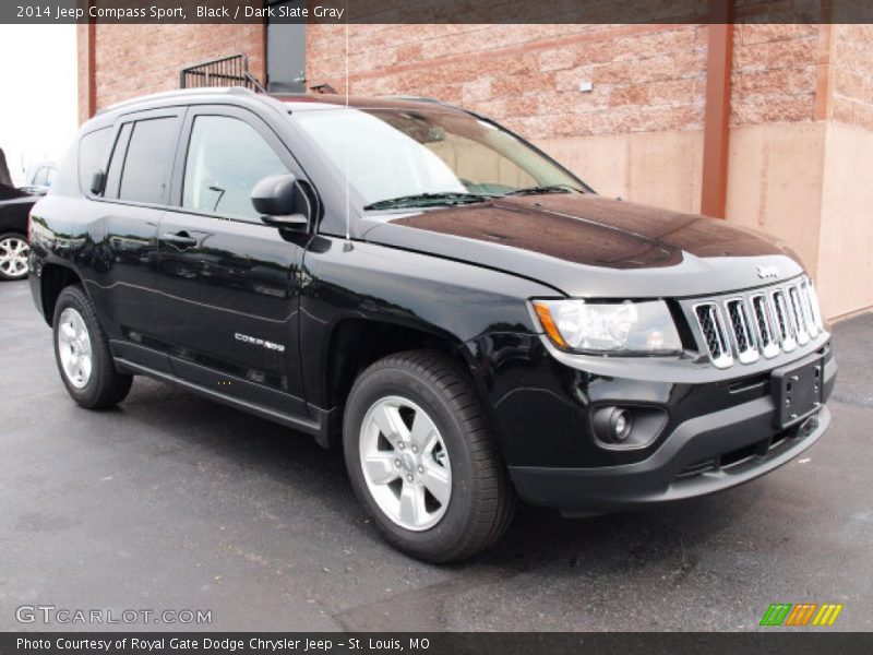 Black / Dark Slate Gray 2014 Jeep Compass Sport