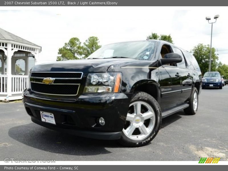 Black / Light Cashmere/Ebony 2007 Chevrolet Suburban 1500 LTZ