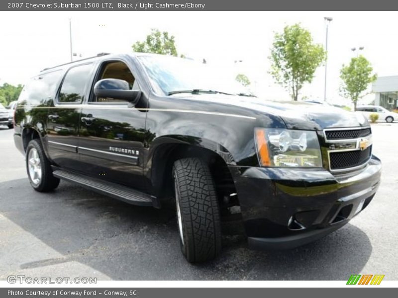 Black / Light Cashmere/Ebony 2007 Chevrolet Suburban 1500 LTZ