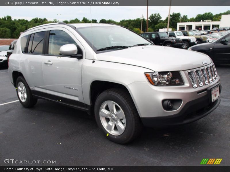 Bright Silver Metallic / Dark Slate Gray 2014 Jeep Compass Latitude