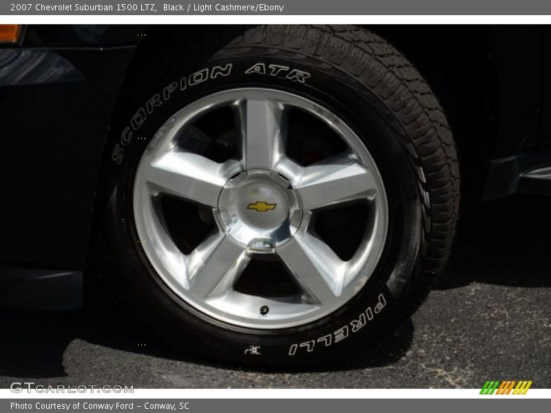 Black / Light Cashmere/Ebony 2007 Chevrolet Suburban 1500 LTZ
