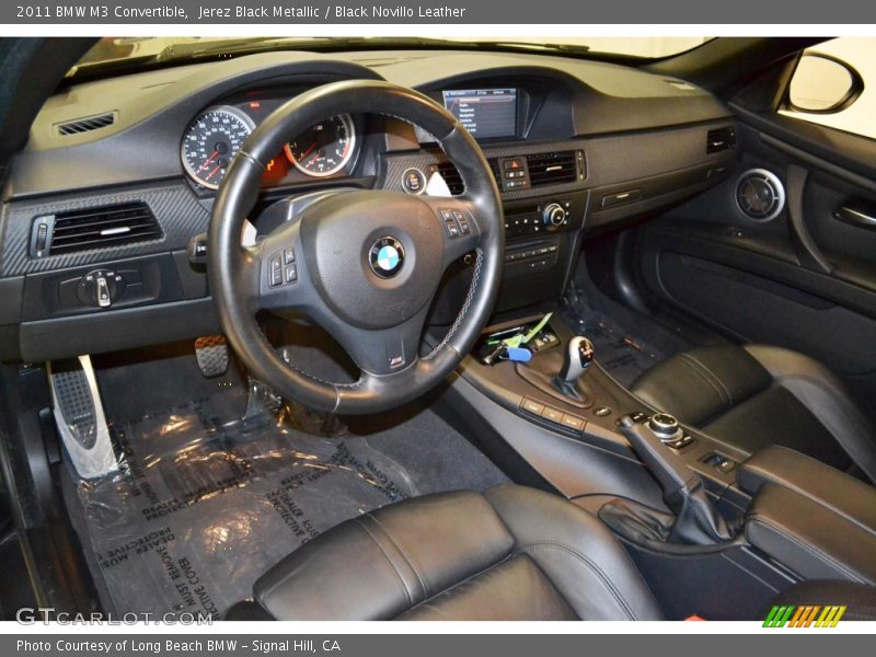 Jerez Black Metallic / Black Novillo Leather 2011 BMW M3 Convertible