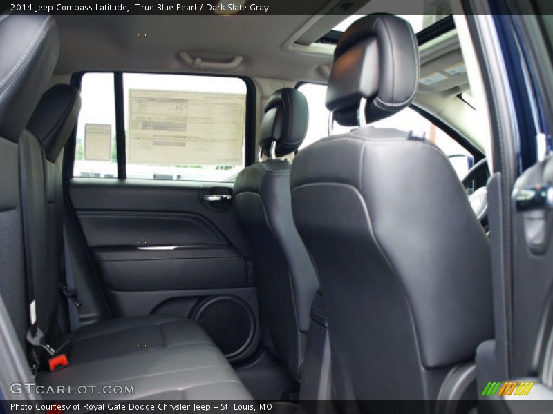 True Blue Pearl / Dark Slate Gray 2014 Jeep Compass Latitude