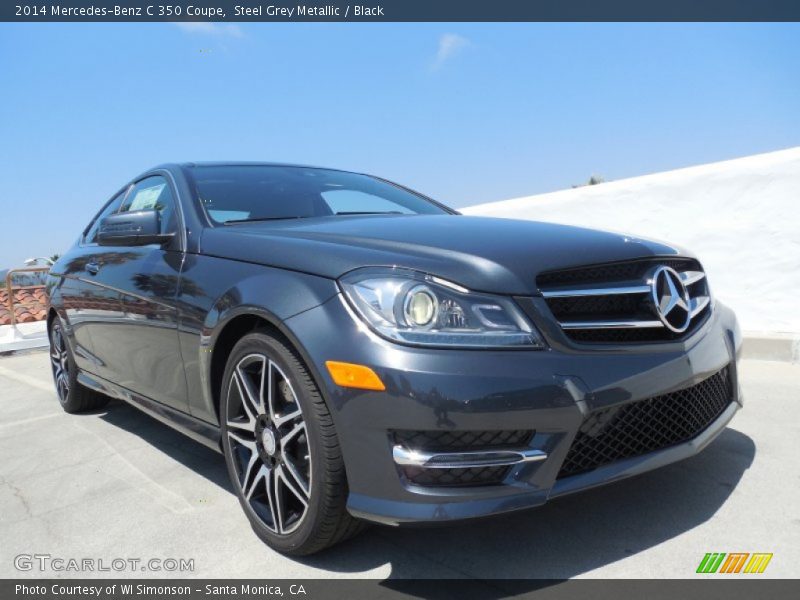 Front 3/4 View of 2014 C 350 Coupe