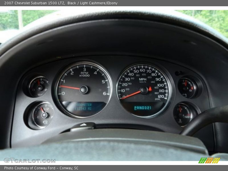 Black / Light Cashmere/Ebony 2007 Chevrolet Suburban 1500 LTZ