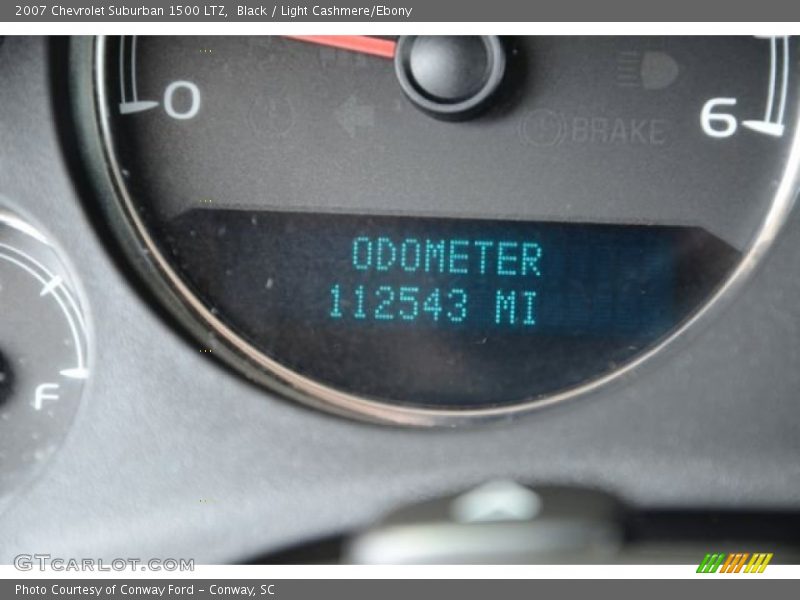 Black / Light Cashmere/Ebony 2007 Chevrolet Suburban 1500 LTZ