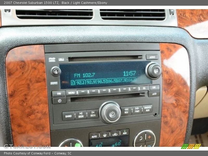 Black / Light Cashmere/Ebony 2007 Chevrolet Suburban 1500 LTZ