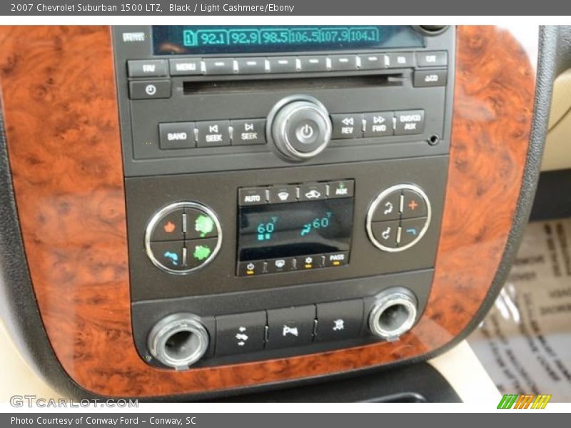 Black / Light Cashmere/Ebony 2007 Chevrolet Suburban 1500 LTZ