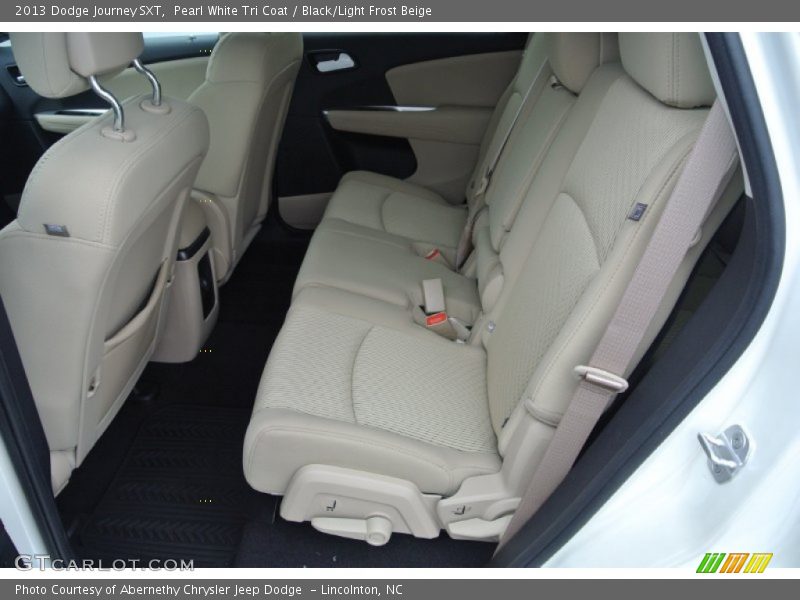 Pearl White Tri Coat / Black/Light Frost Beige 2013 Dodge Journey SXT