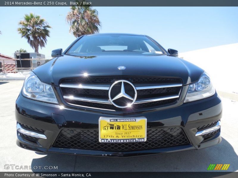 Black / Black 2014 Mercedes-Benz C 250 Coupe