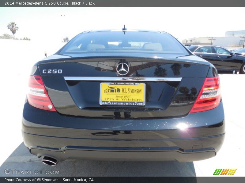 Black / Black 2014 Mercedes-Benz C 250 Coupe