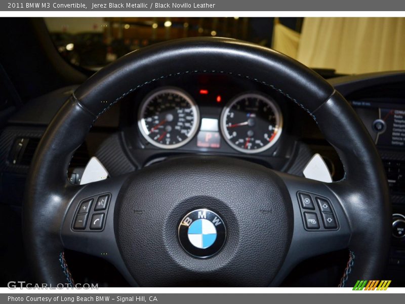 Jerez Black Metallic / Black Novillo Leather 2011 BMW M3 Convertible