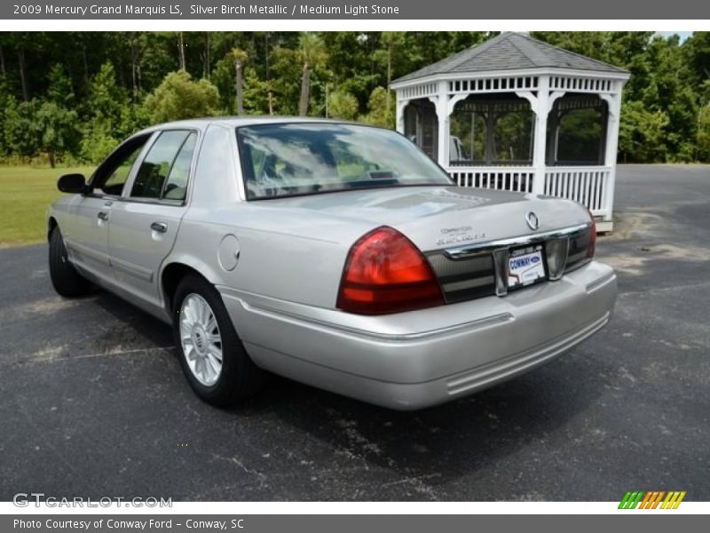 Silver Birch Metallic / Medium Light Stone 2009 Mercury Grand Marquis LS