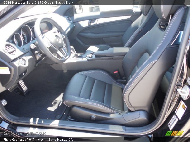 Black / Black 2014 Mercedes-Benz C 250 Coupe