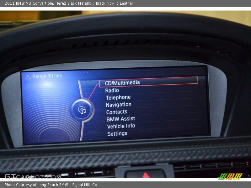 Jerez Black Metallic / Black Novillo Leather 2011 BMW M3 Convertible