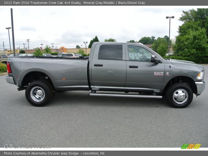 Mineral Gray Metallic / Black/Diesel Gray 2013 Ram 3500 Tradesman Crew Cab 4x4 Dually