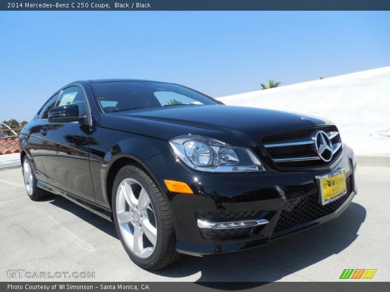 Black / Black 2014 Mercedes-Benz C 250 Coupe