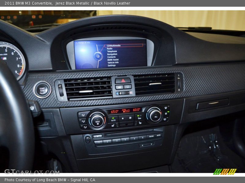 Jerez Black Metallic / Black Novillo Leather 2011 BMW M3 Convertible
