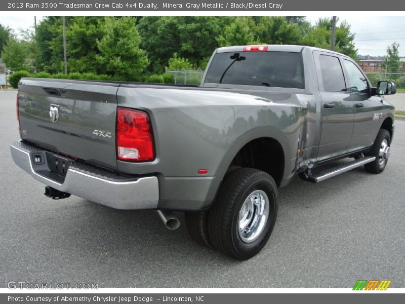 Mineral Gray Metallic / Black/Diesel Gray 2013 Ram 3500 Tradesman Crew Cab 4x4 Dually