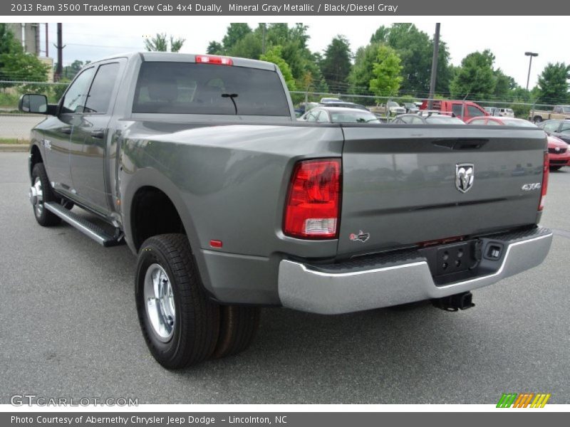 Mineral Gray Metallic / Black/Diesel Gray 2013 Ram 3500 Tradesman Crew Cab 4x4 Dually