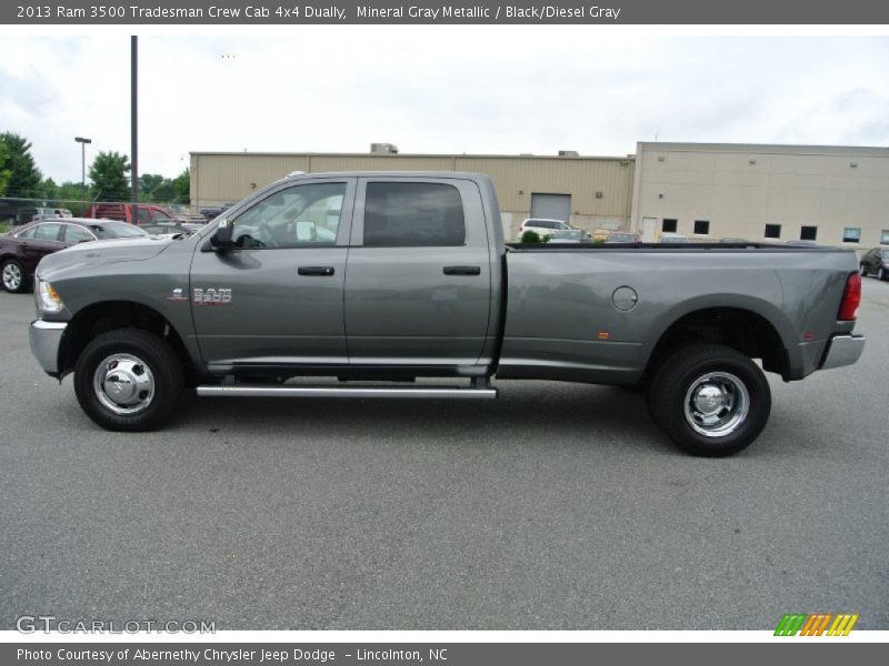 Mineral Gray Metallic / Black/Diesel Gray 2013 Ram 3500 Tradesman Crew Cab 4x4 Dually