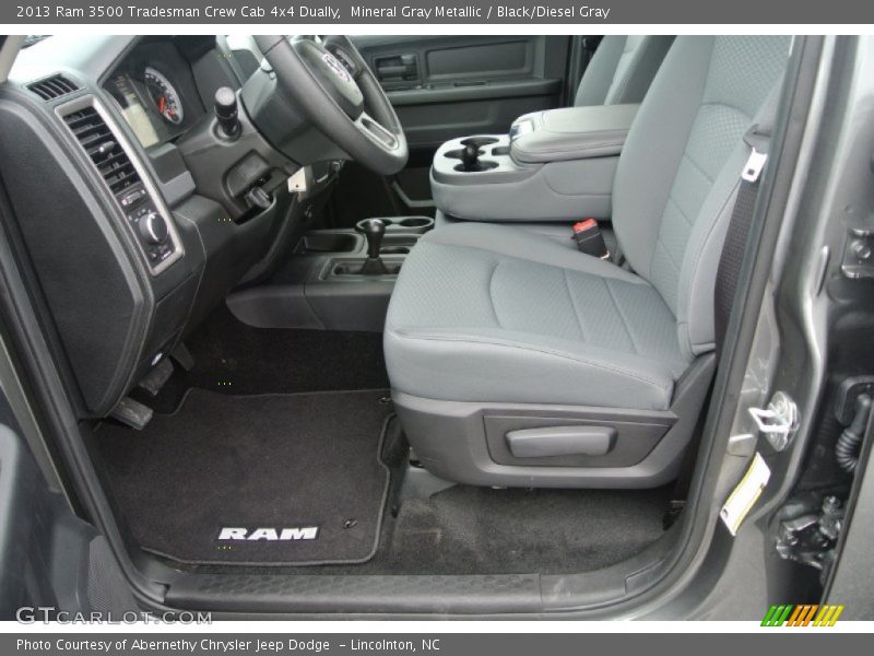 Mineral Gray Metallic / Black/Diesel Gray 2013 Ram 3500 Tradesman Crew Cab 4x4 Dually