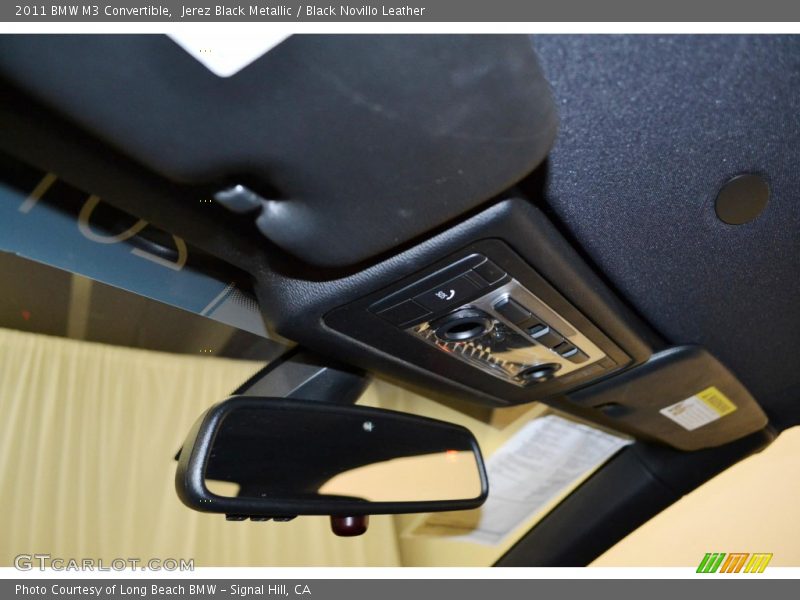 Jerez Black Metallic / Black Novillo Leather 2011 BMW M3 Convertible